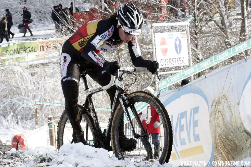 Photo: Sanne Cant, shown here at Hoogstraten, won today at Middelkerke  Bart Hazen.