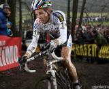 Niels Albert vies for one last World Cup win in Hoogerheide. (From UCI Cyclocross World Cup 2009/2010, ? Balint Hamvas)