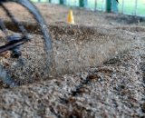 Sawdust lined the floor of a barn the course passed through © Dave Roth Sawdust lined the floor of a barn the course passed through © Dave Roth