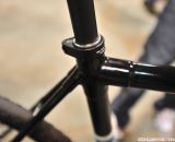 The twin seatstays are carbon, joined to titanium chainstays  © Greg Klingsporn