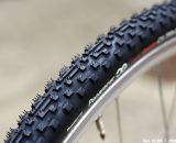 Panaracer Cedric Gracia CXCG cyclocross clincher tire. © Paul Guerra / Cyclocross Magazine This shoulders have some bite: Panaracer Cedric Gracia CXCG cyclocross clincher tire. © Paul Guerra / Cyclocross Magazine