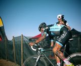 Ben Berden put in a hard effort in the first part of the race but fell back towards the end. © Yoon Son