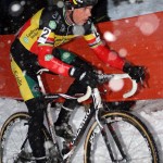 Sven Nys was superior in the historic snow-filled Kalmthout World Cup. © Bart Hazen Sven Nys was superior in the historic snow-filled Kalmthout World Cup. © Bart Hazen