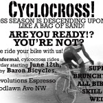 Baron Bicycles Cyclocross Ride Flyer Baron Bicycles Cyclocross Ride Flyer