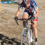 Katie Compton keeps her winning streak alive at the Boulder reservoir. © Mark Legg Katie Compton keeps her winning streak alive at the Boulder reservoir. © Mark Legg