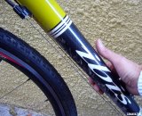 One sticking point: The gap between the shift cables and the downtube can catch your fingers. © Cyclocross Magazine