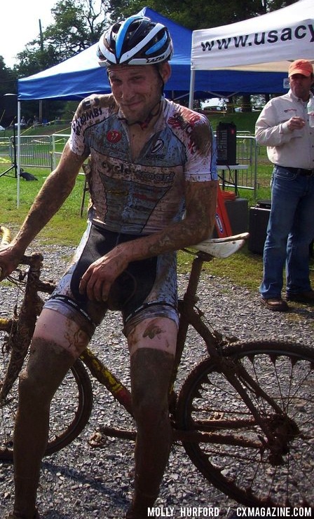 Our newly elite racer, Donny Green, post-race at Nittany. Molly Hurford