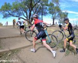 Taking the barriers at Blue Sky Velo Cup. © Tory Powers Taking the barriers at Blue Sky Velo Cup. © Tory Powers