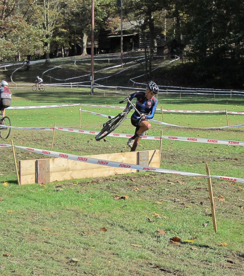 Barriers at Monster Cross.  Keith Hower