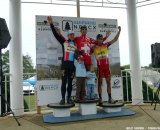 Powers, Heule (and his kids) and Field on the podium at Gloucester for Day 1. Powers, Heule (and his kids) and Field on the podium at Gloucester for Day 1.