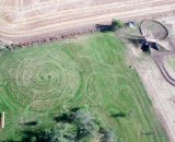 It may look like crop circles, but this is just one aerial view of the course. Allen Pomraning of Aazod Flight Systems It may look like crop circles, but this is just one aerial view of the course. Allen Pomraning of Aazod Flight Systems