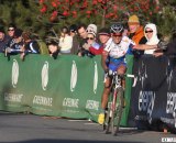 12-10-11_USGP_Nash-4767 Katerina Nash celebrates her victory with fans Saturday at the Deschutes Brewery Cup in Bend. ©Pat Malach©Pat Malach