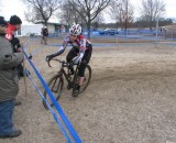 Kari Studley opened a gap and held it, taking the women's singlespeed race. David Hurford