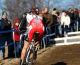 Cody Kaiser (California Giant Cycling) attacks the barriers, Men U23, 2012 Cyclocross National Championships. ©Tim Westmore Cody Kaiser (California Giant Cycling) attacks the barriers, Men U23, 2012 Cyclocross National Championships. ©Tim Westmore