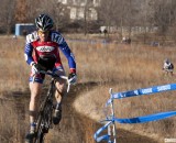 Don Myrah climbed away from Jon Cariveau and the rest of the field to defend his Masters Men 45-49 National Title. © Cyclocross Magazine Don Myrah climbed away from Jon Cariveau and the rest of the field to defend his Masters Men 45-49 National Title. © Cyclocross Magazine