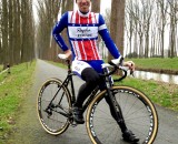 Powers in his new US National Champion Rapha-Focus kit.