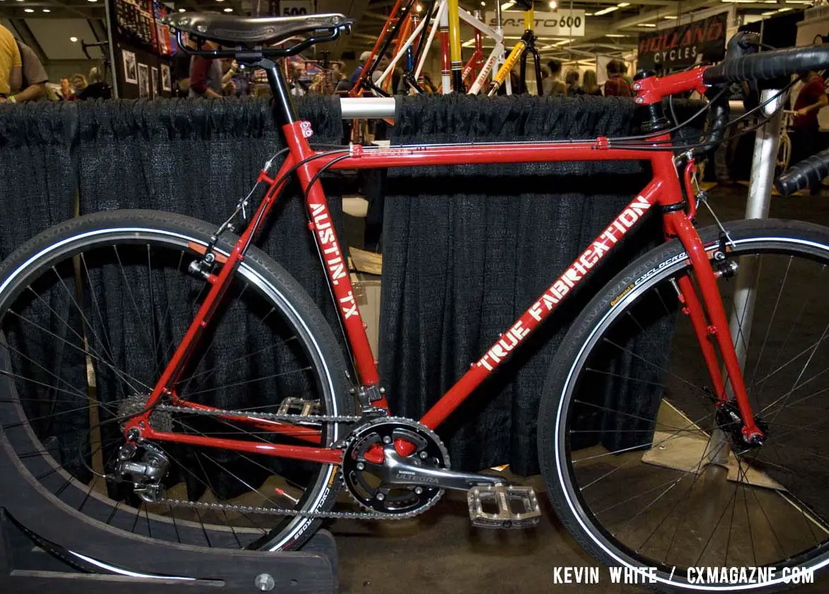 True Fabrication of Austin, Texas brought out this custom cyclocross bike to the 2012 NAHBS. Kevin White