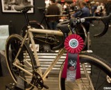 Six Eleven Bicycle Co.'s bike tied with Moots for the Best Cyclocross Bike at NAHBS 2012. ©Cyclocross Magazine Six Eleven Bicycle Co.'s bike tied with Moots for the Best Cyclocross Bike at NAHBS 2012. ©Cyclocross Magazine