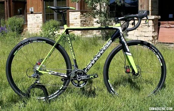 Cannondale 2013 SuperX SRAM Red disc brake cyclocross bikes. Cyclocross Magazine