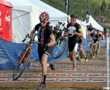 Allen Krughoff got the holeshot, and just might win the contract. ©Cyclocross Magazine Allen Krughoff got the holeshot, and just might win the contract. ©Cyclocross Magazine