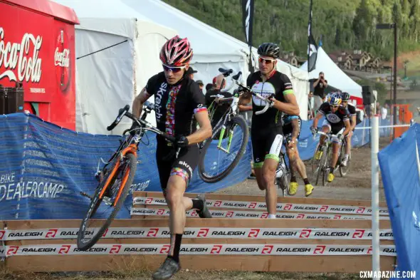 Allen Krughoff got the holeshot, and just might win the contract. Cyclocross Magazine