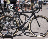 Javelin Garda carbon cyclocross bike, unveiled at Dealer Camp. © Cyclocross Magazine Javelin Garda carbon cyclocross bike, unveiled at Dealer Camp. © Cyclocross Magazine