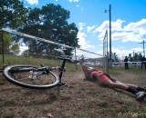 The loose dirt in corners led to some mishaps for racers in every category at the USGP in Sun Prairie. © Brett Stepanik