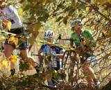 Riders ascend the portable stairs © Kenton Berg