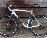 Don Myrah's Ibis Hakkalugi Disc Cyclocross Bike with 324 Labs Hydraulic Brakes. ©Cyclocross Mag Don Myrah's Ibis Hakkalugi Disc Cyclocross Bike with 324 Labs Hydraulic Brakes. ©Cyclocross Mag