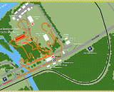 The new and improved course at Derby City.