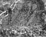 Pete Webber off to an early lead in the Masters Men 40-44 race. 2013 Cyclocross Nationals. © Meg McMahon Pete Webber off to an early lead in the Masters Men 40-44 race. 2013 Cyclocross Nationals. © Meg McMahon