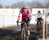 Miller having a strong race after an injury-shortened season. Elite Women, 2013 Cyclocross National Championships. © Meg McMahon Miller having a strong race after an injury-shortened season. Elite Women, 2013 Cyclocross National Championships. © Meg McMahon