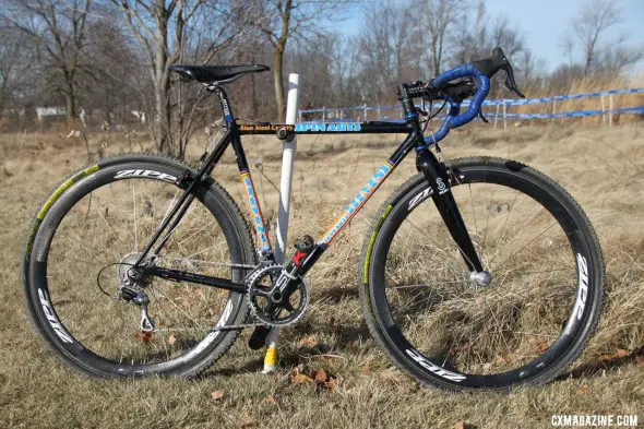 Kathy Sarvary's Spin Arts custom steel, built by Tom Stevens © Cyclocross Magazine Kathy Sarvary's Spin Arts custom steel, built by Tom Stevens © Cyclocross Magazine