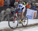 David Lombardo in the 2013 Cyclocross World Championships, Junior Men. © Cyclocross Magazine