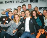 An entirely social media driven party brough in Lars van der Haar, Sanne van Paassen, Mike Teunissen, Sabrina Stultiens and Marianne Vos: three of the four World Champions (Sven Nys showed up later as well!) © William Huston