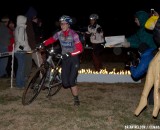 A flaming barrier and doughnut handups made for unregulated fun. ©Brian Nelson