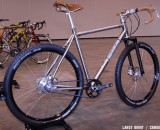 Could this monster be the 2013 Best Cyclocross bike at NAHBS 2013? Twenty2 Cycles' titanium 650b monster cross bike. © Lance Barry / Cyclocross Magazine Could this monster be the 2013 Best Cyclocross bike at NAHBS 2013? Twenty2 Cycles' titanium 650b monster cross bike. © Lance Barry / Cyclocross Magazine