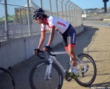 Duke was feeling good in the race, until a crash at the barriers took her out of contention. © Cyclocross Magazine Duke was feeling good in the race, until a crash at the barriers took her out of contention. © Cyclocross Magazine
