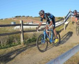 Ben Berden took the lead and the win at the Sea Otter Classic cyclocross race. © Cyclocross Magazine Ben Berden took the lead and the win at the Sea Otter Classic cyclocross race. © Cyclocross Magazine