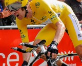 Bradley Wiggins leading the 2012 Tour de France. © Robin McConnell Bradley Wiggins leading the 2012 Tour de France. © Robin McConnell