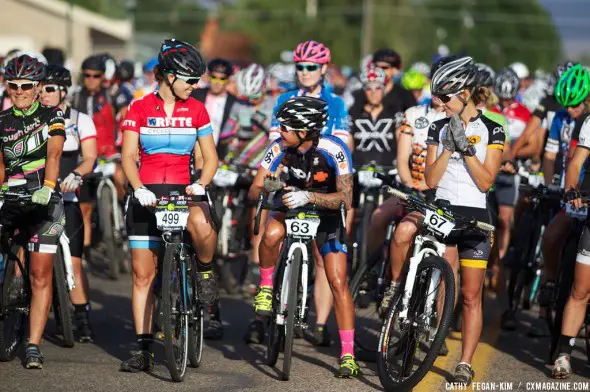 Nicole Duke getting ready at the start of Crusher in the Tushar. © Cathy Fegan Kim Nicole Duke getting ready at the start of Crusher in the Tushar. © Cathy Fegan Kim
