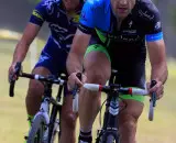 Messer leads Knapp at OVCX in Bloomington last week. © Kent Baumgardt