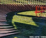 The new bermed turn at CrossVegas 2013. © Cyclocross Magazine