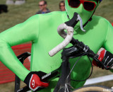 Adam Craig (under here somewhere) got second at his first Cross Crusade costume race. © Pat Malach