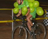 A green grape bunch was one of the costumes on hand at Savannah Superprestige. © Trish Albert