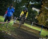 Up and Over at Scottish CX in Callendar Park. © Anthony Robson
