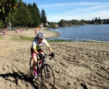 Zolton clears the sand
