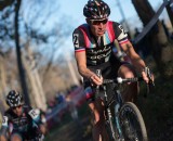 Jeremy Powers on his way to victory at day two of the Mud Fund Derby City Cup. © Wil Matthews