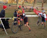 The Elite Men battle the barriers. © Anne Rock