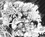 Heckling can be a fun part of cyclocross, but can be a curse too. "Carrying the Cross" by Sean Horita